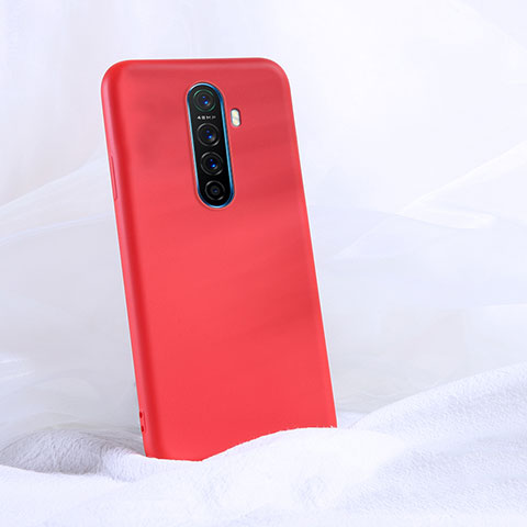 Funda Silicona Ultrafina Goma 360 Grados Carcasa S02 para Oppo Reno Ace Rojo