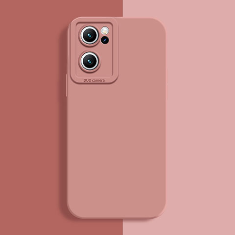 Funda Silicona Ultrafina Goma 360 Grados Carcasa S02 para Oppo Reno7 SE 5G Rosa