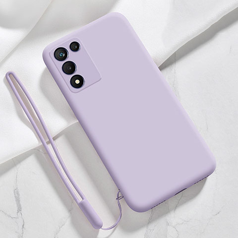 Funda Silicona Ultrafina Goma 360 Grados Carcasa S02 para Realme 9 SE 5G Purpura Claro