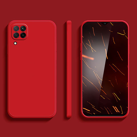 Funda Silicona Ultrafina Goma 360 Grados Carcasa S02 para Samsung Galaxy A12 Nacho Rojo