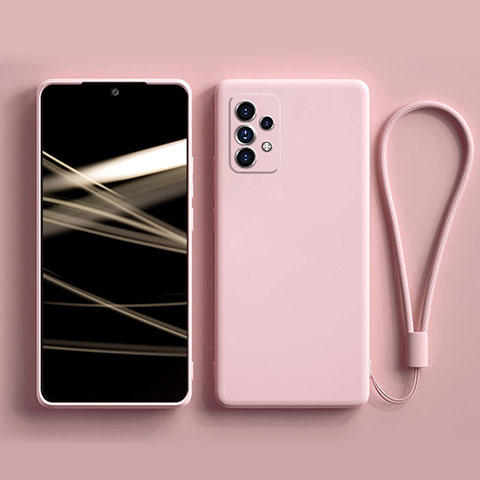 Funda Silicona Ultrafina Goma 360 Grados Carcasa S02 para Samsung Galaxy A13 4G Rosa