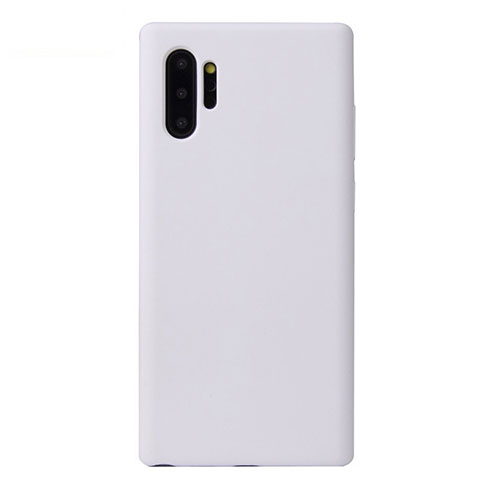 Funda Silicona Ultrafina Goma 360 Grados Carcasa S02 para Samsung Galaxy Note 10 Plus Blanco