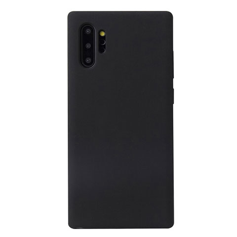 Funda Silicona Ultrafina Goma 360 Grados Carcasa S02 para Samsung Galaxy Note 10 Plus Negro