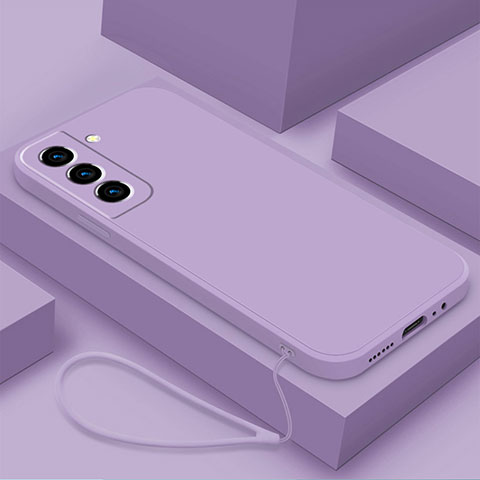 Funda Silicona Ultrafina Goma 360 Grados Carcasa S02 para Samsung Galaxy S23 5G Morado