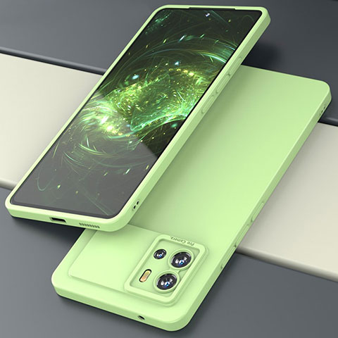 Funda Silicona Ultrafina Goma 360 Grados Carcasa S02 para Vivo iQOO 9 Pro 5G Menta Verde