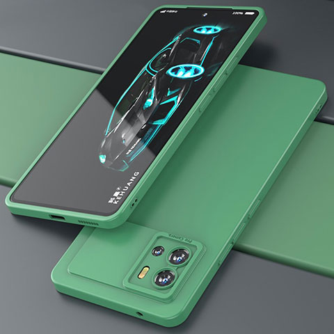 Funda Silicona Ultrafina Goma 360 Grados Carcasa S02 para Vivo iQOO 9 Pro 5G Verde