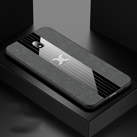 Funda Silicona Ultrafina Goma 360 Grados Carcasa S02 para Xiaomi Redmi 8A Gris