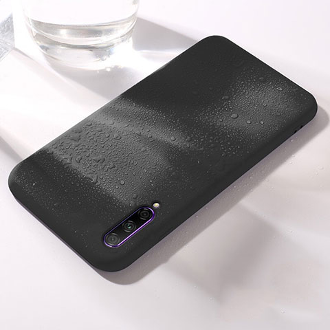 Funda Silicona Ultrafina Goma 360 Grados Carcasa S03 para Huawei Honor 9X Pro Negro