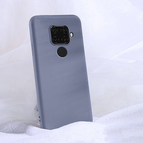 Funda Silicona Ultrafina Goma 360 Grados Carcasa S03 para Huawei Mate 30 Lite Gris