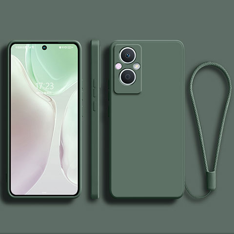 Funda Silicona Ultrafina Goma 360 Grados Carcasa S03 para OnePlus Nord N20 5G Verde Noche