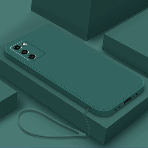 Funda Silicona Ultrafina Goma 360 Grados Carcasa S03 para Oppo A56 5G Verde Noche