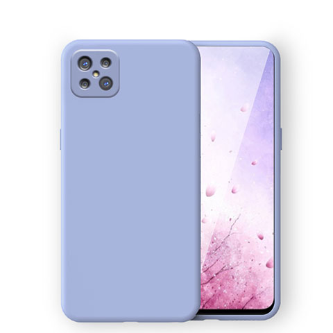 Funda Silicona Ultrafina Goma 360 Grados Carcasa S03 para Oppo A92s 5G Azul Cielo