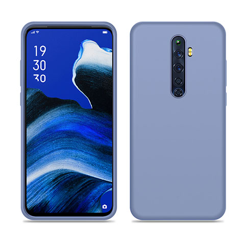 Funda Silicona Ultrafina Goma 360 Grados Carcasa S03 para Oppo Reno2 Z Gris