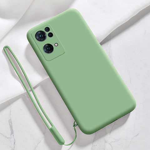 Funda Silicona Ultrafina Goma 360 Grados Carcasa S03 para Oppo Reno7 Pro 5G Menta Verde