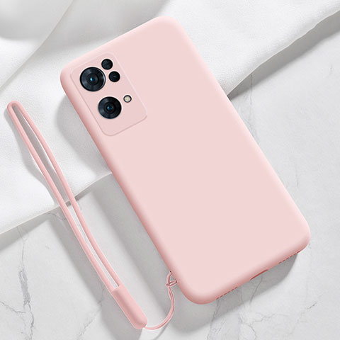 Funda Silicona Ultrafina Goma 360 Grados Carcasa S03 para Oppo Reno7 Pro 5G Rosa