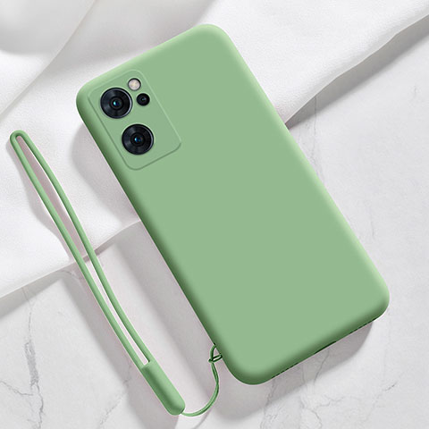 Funda Silicona Ultrafina Goma 360 Grados Carcasa S03 para Oppo Reno7 SE 5G Menta Verde