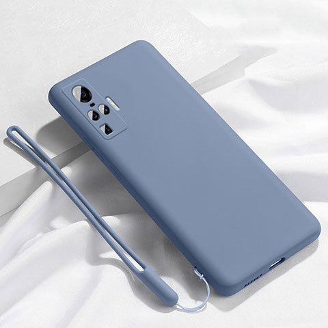 Funda Silicona Ultrafina Goma 360 Grados Carcasa S03 para Vivo X51 5G Gris