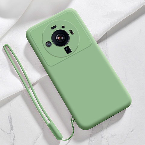 Funda Silicona Ultrafina Goma 360 Grados Carcasa S03 para Xiaomi Mi 12S Ultra 5G Menta Verde