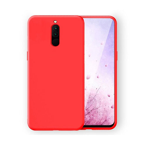 Funda Silicona Ultrafina Goma 360 Grados Carcasa S03 para Xiaomi Redmi 8 Rojo