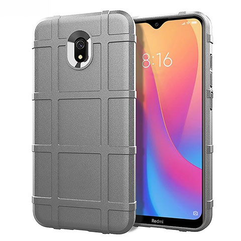 Funda Silicona Ultrafina Goma 360 Grados Carcasa S03 para Xiaomi Redmi 8A Plata