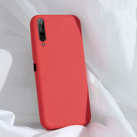 Funda Silicona Ultrafina Goma 360 Grados Carcasa S04 para Huawei Honor 9X Pro Rojo