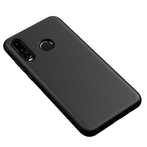 Funda Silicona Ultrafina Goma 360 Grados Carcasa S04 para Huawei Nova 4e Negro