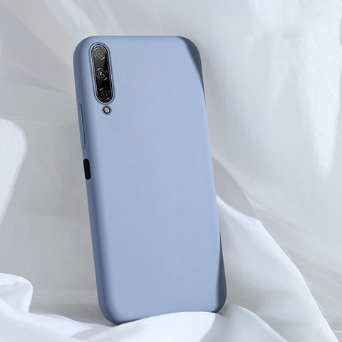 Funda Silicona Ultrafina Goma 360 Grados Carcasa S04 para Huawei P Smart Pro (2019) Azul Cielo