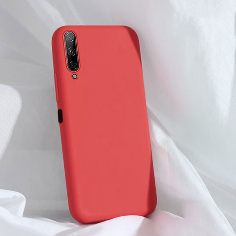 Funda Silicona Ultrafina Goma 360 Grados Carcasa S04 para Huawei P Smart Pro (2019) Rojo