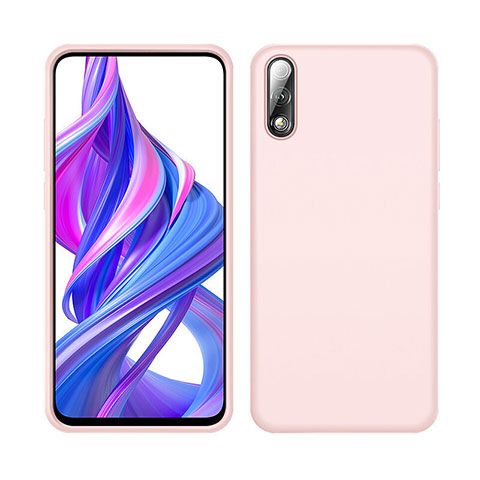 Funda Silicona Ultrafina Goma 360 Grados Carcasa S04 para Huawei P Smart Z (2019) Rosa