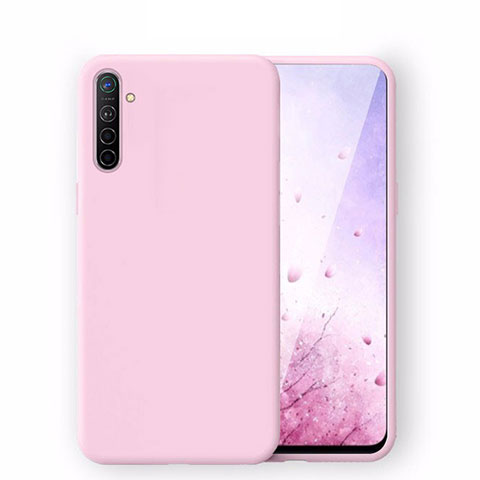 Funda Silicona Ultrafina Goma 360 Grados Carcasa S04 para Oppo K5 Rosa