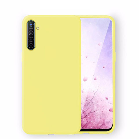 Funda Silicona Ultrafina Goma 360 Grados Carcasa S04 para Realme X2 Amarillo