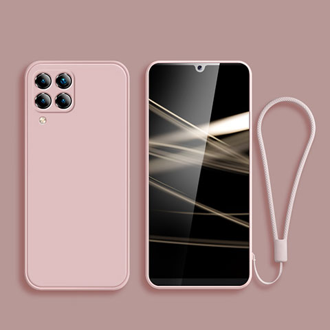 Funda Silicona Ultrafina Goma 360 Grados Carcasa S04 para Samsung Galaxy A12 5G Rosa