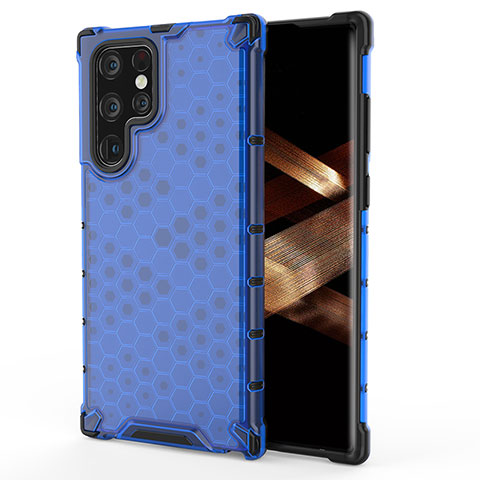 Funda Silicona Ultrafina Goma 360 Grados Carcasa S04 para Samsung Galaxy S24 Ultra 5G Azul