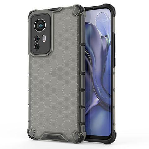 Funda Silicona Ultrafina Goma 360 Grados Carcasa S04 para Xiaomi Mi 12 Lite 5G Gris