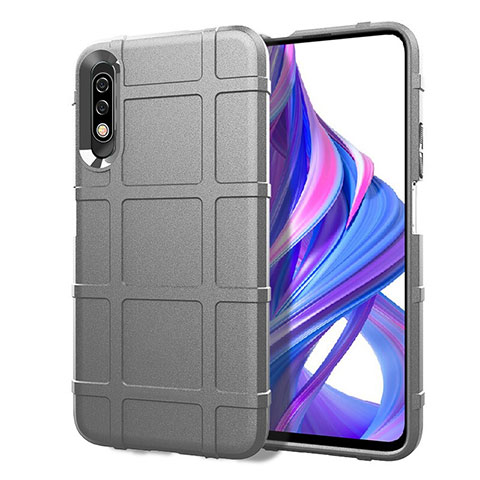 Funda Silicona Ultrafina Goma 360 Grados Carcasa S05 para Huawei Honor 9X Gris