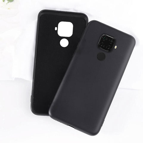 Funda Silicona Ultrafina Goma 360 Grados Carcasa S05 para Huawei Mate 30 Lite Negro