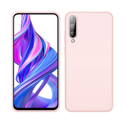 Funda Silicona Ultrafina Goma 360 Grados Carcasa S05 para Huawei P Smart Pro (2019) Rosa