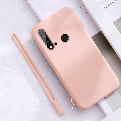 Funda Silicona Ultrafina Goma 360 Grados Carcasa S05 para Huawei P20 Lite (2019) Rosa