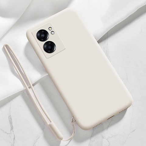 Funda Silicona Ultrafina Goma 360 Grados Carcasa S05 para OnePlus Nord N300 5G Blanco