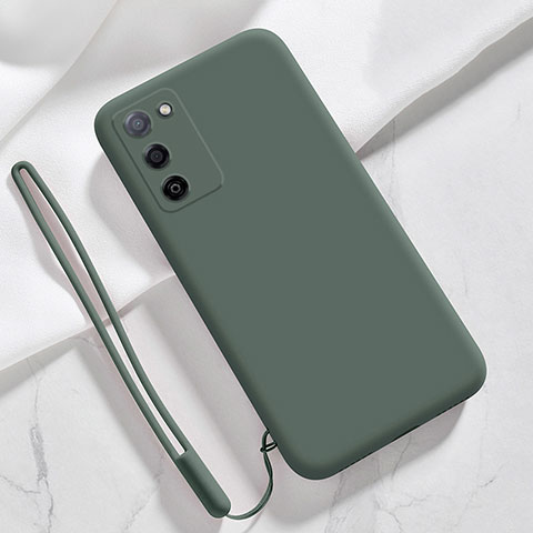 Funda Silicona Ultrafina Goma 360 Grados Carcasa S05 para Oppo A53s 5G Verde Noche