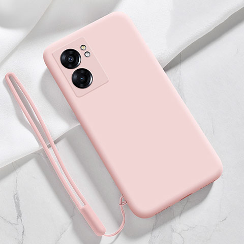 Funda Silicona Ultrafina Goma 360 Grados Carcasa S05 para Oppo K10 5G India Rosa