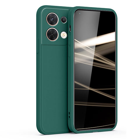 Funda Silicona Ultrafina Goma 360 Grados Carcasa S05 para Oppo Reno8 Pro+ Plus 5G Verde