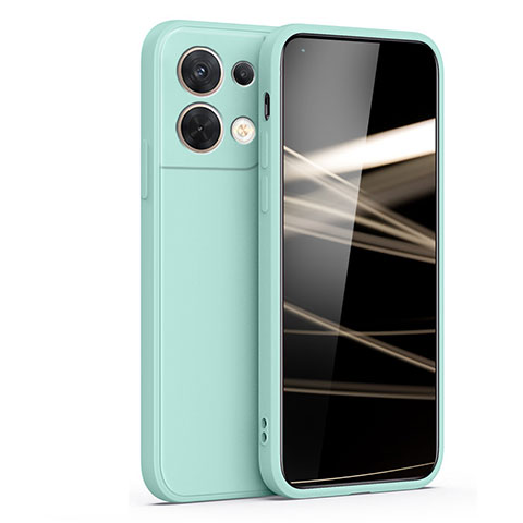 Funda Silicona Ultrafina Goma 360 Grados Carcasa S05 para Oppo Reno9 Pro 5G Cian