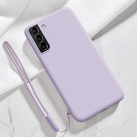 Funda Silicona Ultrafina Goma 360 Grados Carcasa S05 para Samsung Galaxy S21 FE 5G Morado