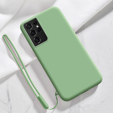 Funda Silicona Ultrafina Goma 360 Grados Carcasa S05 para Samsung Galaxy S22 Ultra 5G Verde