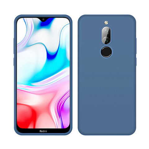 Funda Silicona Ultrafina Goma 360 Grados Carcasa S05 para Xiaomi Redmi 8 Azul