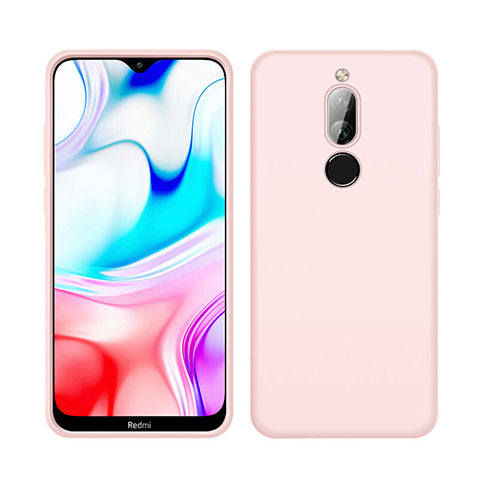 Funda Silicona Ultrafina Goma 360 Grados Carcasa S05 para Xiaomi Redmi 8 Rosa