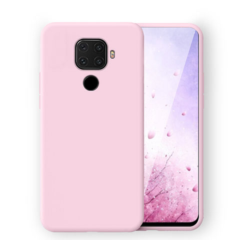 Funda Silicona Ultrafina Goma 360 Grados Carcasa S06 para Huawei Mate 30 Lite Rosa