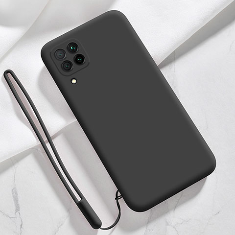 Funda Silicona Ultrafina Goma 360 Grados Carcasa S06 para Samsung Galaxy A12 Nacho Negro