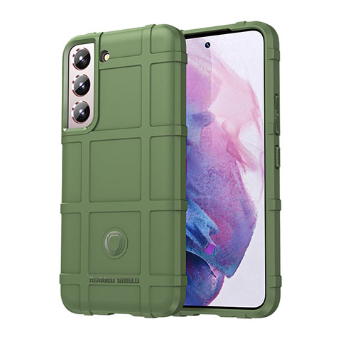 Funda Silicona Ultrafina Goma 360 Grados Carcasa S06 para Samsung Galaxy S22 Plus 5G Verde